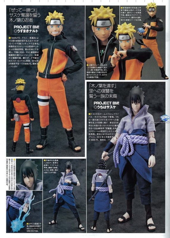 Medicom Naruto Shippuuden & Sasuke RAH Figure | Roashina